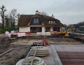 Aanleg bliksembeveiliging villa Loosdrecht